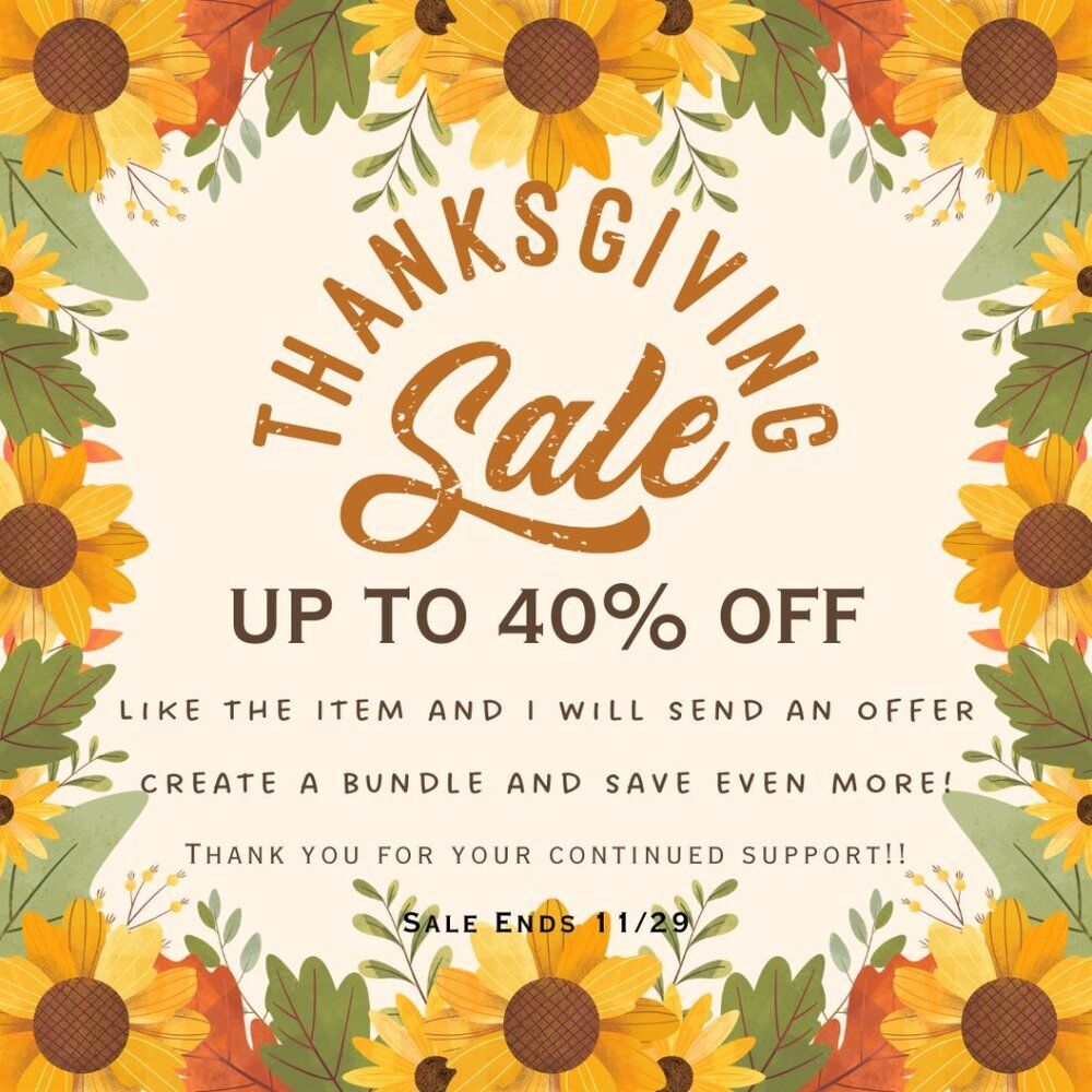 Thanksgiving Sale